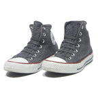 CONVERSE Chuck Taylor All Star Womens High Top Trainers Grey Cotton Blend UK 5.5