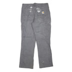 CARHARTT Mens Jeans Grey Regular Straight Denim W32 L27 Workwear Utility