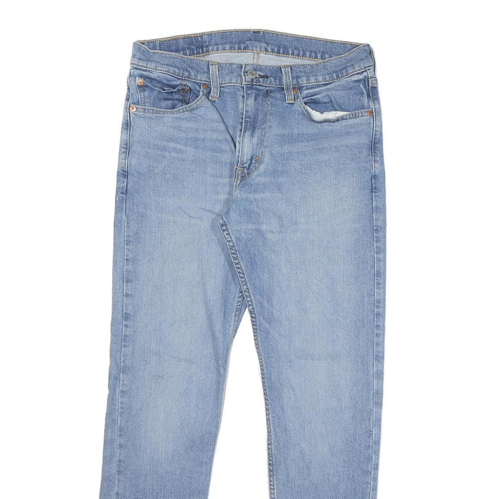 LEVI'S 512 Mens Slim Jeans Blue Denim Medium W32 L32 Classic Cotton Blend Zip