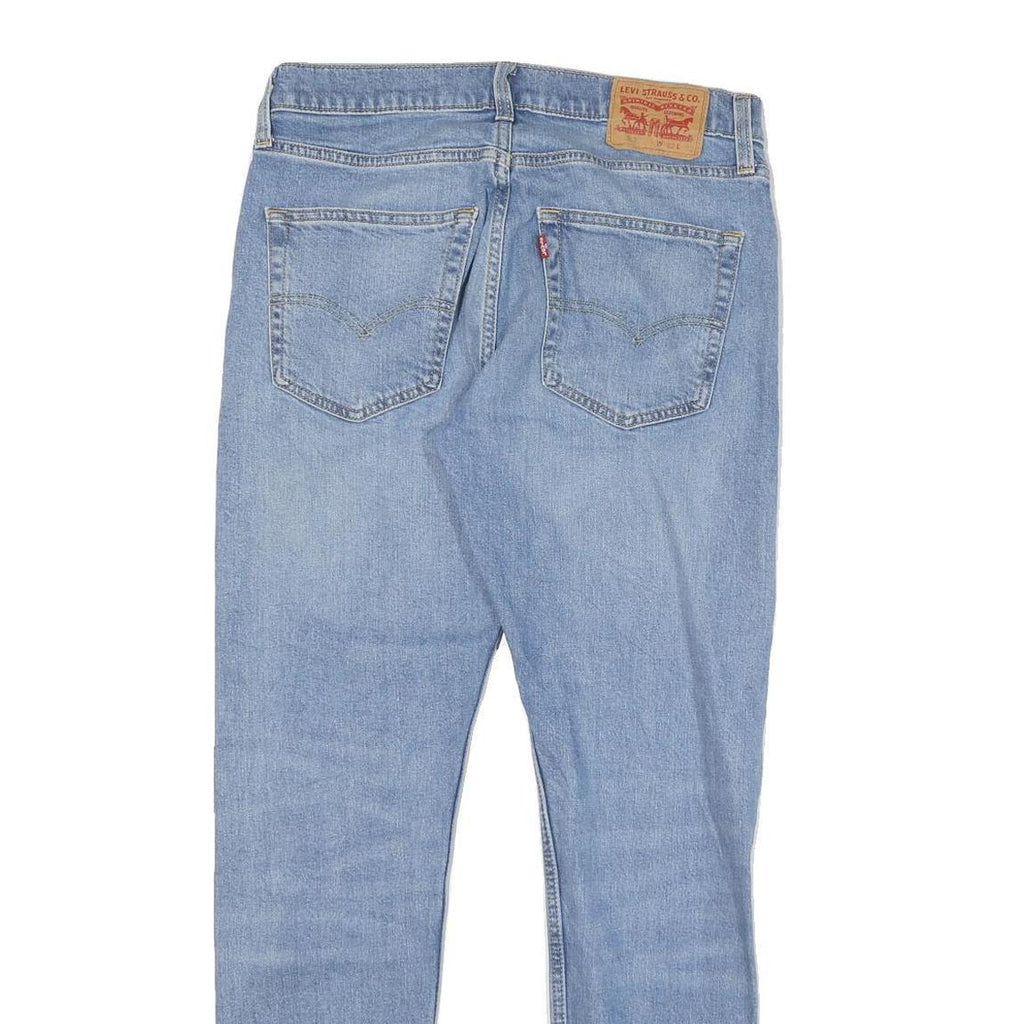 LEVI'S 512 Mens Slim Jeans Blue Denim Medium W32 L32 Classic Cotton Blend Zip