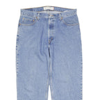 LEVI'S 550 Straight Mens Jeans Blue Regular Straight Denim Light W34 L39 Relaxed