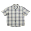 CARHARTT Mens Grey & Cream Check Shirt L Casual Workwear Button Front Pocket