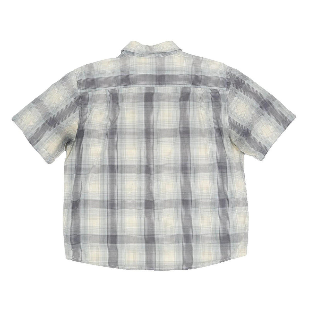 CARHARTT Mens Grey & Cream Check Shirt L Casual Workwear Button Front Pocket