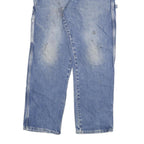 DICKIES Mens Regular Blue Denim Jeans W34 L30 Classic Cotton Blend Zip Casual