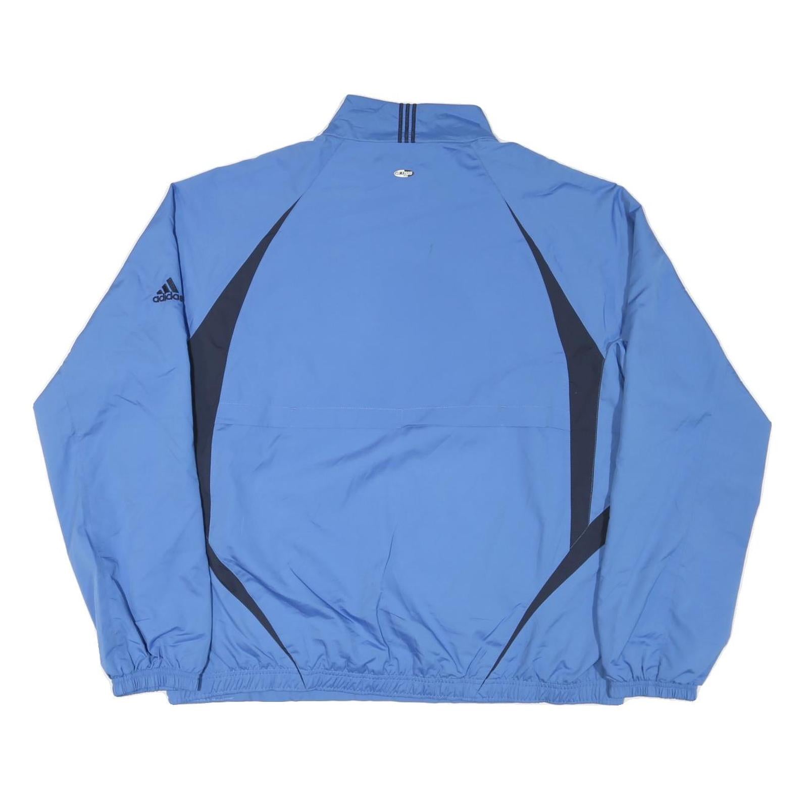 ADIDAS Mens Blue & Navy U.S. Open Golf Jacket XL Polyester Blend Zip Sportswear