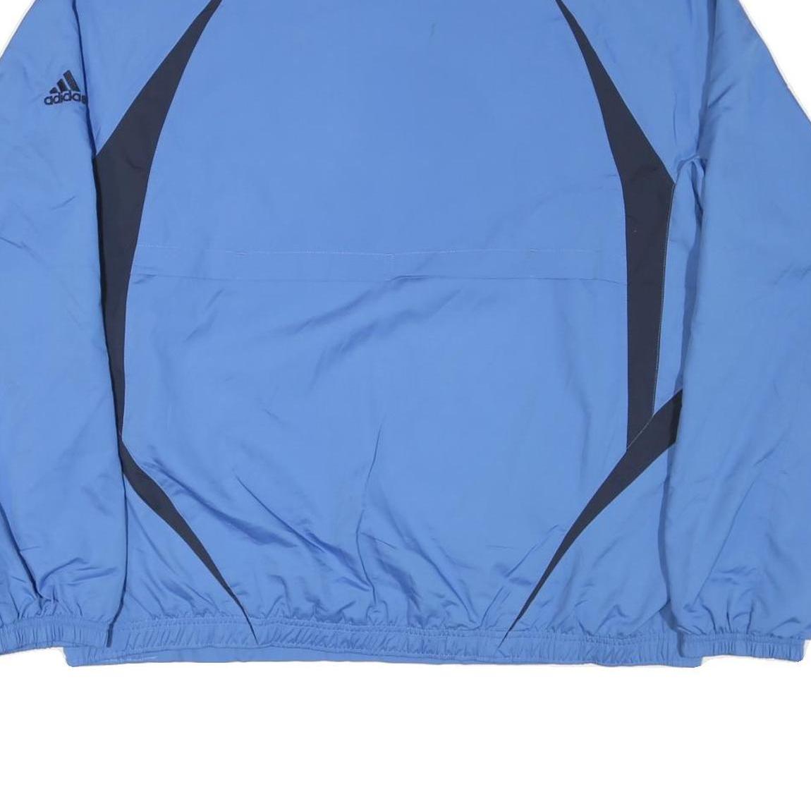 ADIDAS Mens Blue & Navy U.S. Open Golf Jacket XL Polyester Blend Zip Sportswear