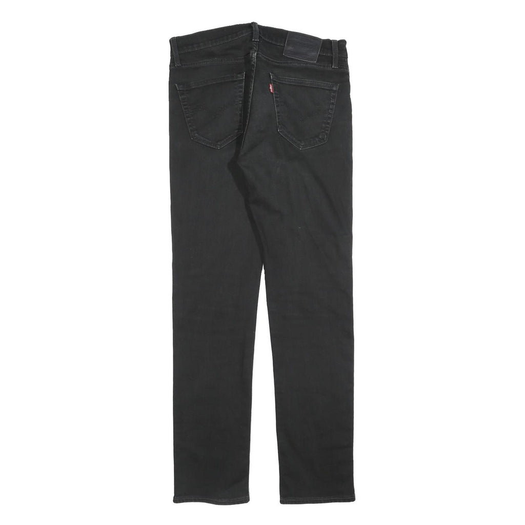 LEVI'S 511 BIG E Mens Jeans Black Slim Skinny Denim Medium W32 L32 Classic Zip