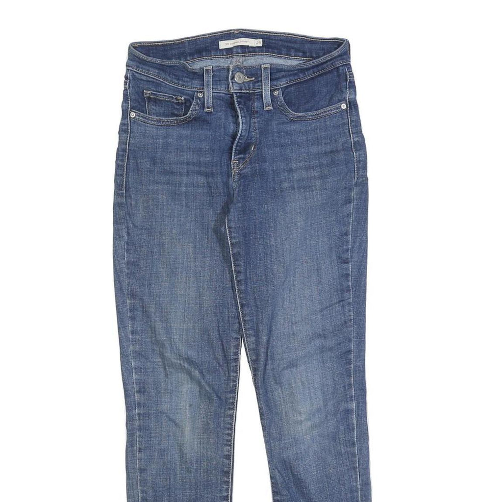 LEVI'S 311 Womens Slim Skinny Denim Medium W25 L28 Stretch Cotton Blend Jeans