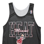 NBA Mens Black Miami Heat Basketball Vest M Sleeveless Crew Neck Sportswear