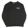 PUMA Mens Black Cotton Blend Crew Neck M Sportswear Sweatshirt Pullover