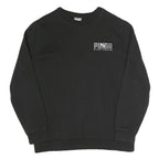 PUMA Mens Black Cotton Blend Crew Neck M Sportswear Sweatshirt Pullover