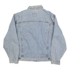 LEE Mens Blue Denim Jacket XL Cotton Blend Classic Fit Button Closure Casual