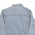 LEE Mens Blue Denim Jacket XL Cotton Blend Classic Fit Button Closure Casual