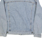 LEE Mens Blue Denim Jacket XL Cotton Blend Classic Fit Button Closure Casual