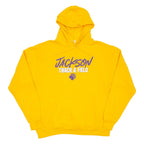 CHAMPION Jackson Track & Field Mens Yellow Hoodie USA XL