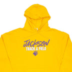 CHAMPION Jackson Track & Field Mens Yellow Hoodie USA XL