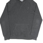 CHAMPION Womens Grey Pullover Hoodie L Cotton Blend Casual Sweatshirt