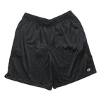 CHAMPION Mens Black Casual Shorts L W32 Polyester Blend Sportswear