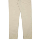 LEVI'S Mens Cotton Blend Slim Beige Trousers W34 L31 Casual Zip Closure