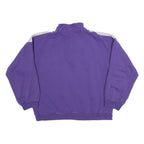Active Sport Womens Sweatshirt Purple 1/4 Zip L