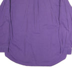 TOMMY HILFIGER Mens Purple Cotton Button Down Shirt XL Classic Fit Casual