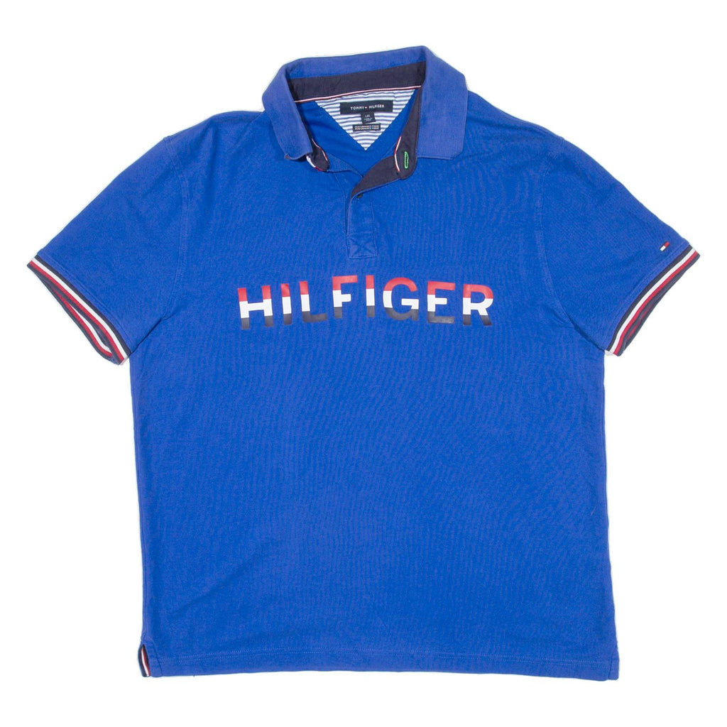 TOMMY HILFIGER Womens Polo Shirt Blue L