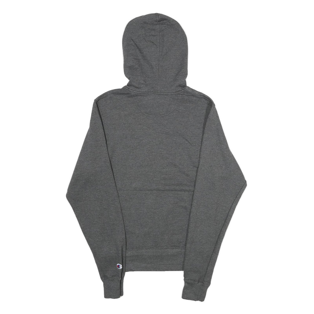 CHAMPION Mens Grey Hoodie XS Cotton Blend Pullover Sweatshirt Drawstring Hood