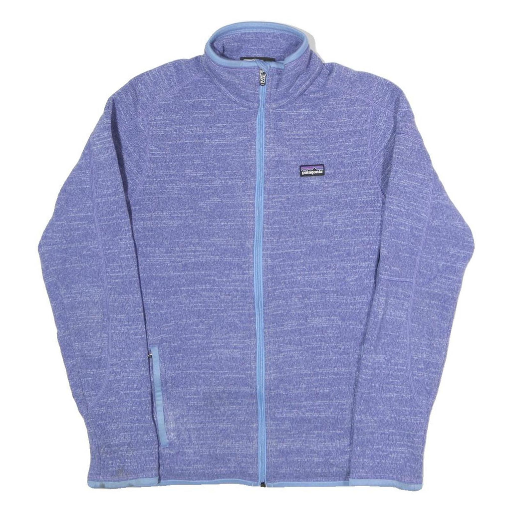 PATAGONIA Womens Purple Jacket S Polyester Zip Performance Casual