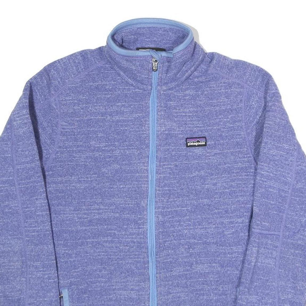 PATAGONIA Womens Purple Jacket S Polyester Zip Performance Casual