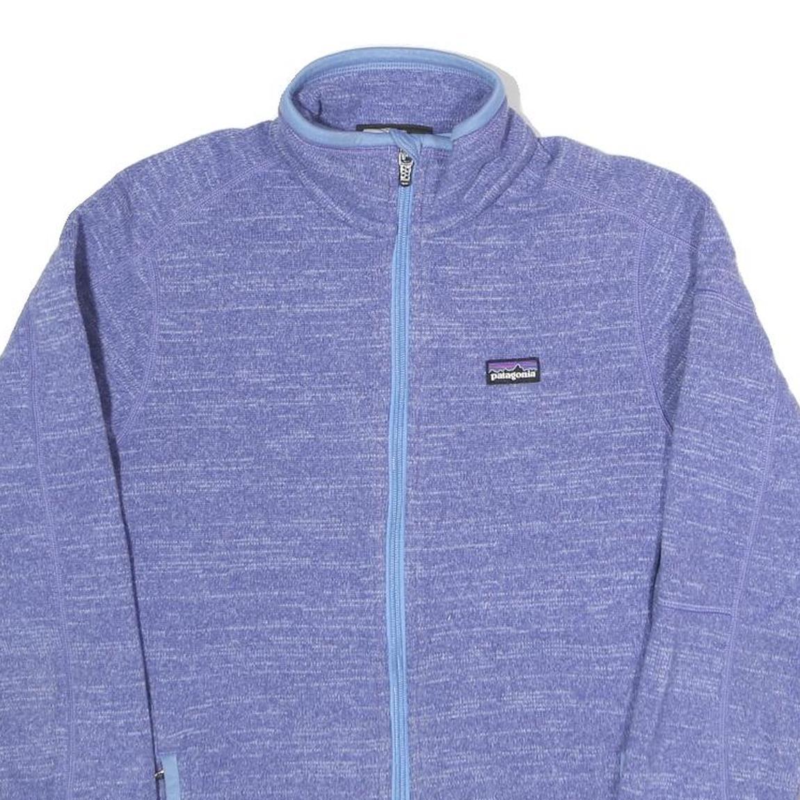 PATAGONIA Womens Purple Jacket S Polyester Zip Performance Casual