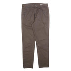 ANTONY MORATO Womens Cotton Blend Brown Slim Tapered Trousers W32 L30