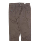 ANTONY MORATO Womens Cotton Blend Brown Slim Tapered Trousers W32 L30