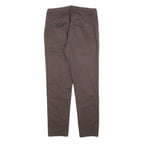 ANTONY MORATO Womens Cotton Blend Brown Slim Tapered Trousers W32 L30