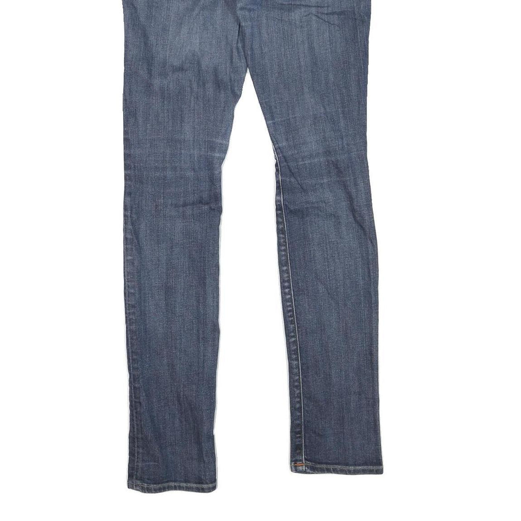 TRUE RELIGION Womens Regular Blue Denim Rinse Zip W24 L32 Classic Fit Jeans