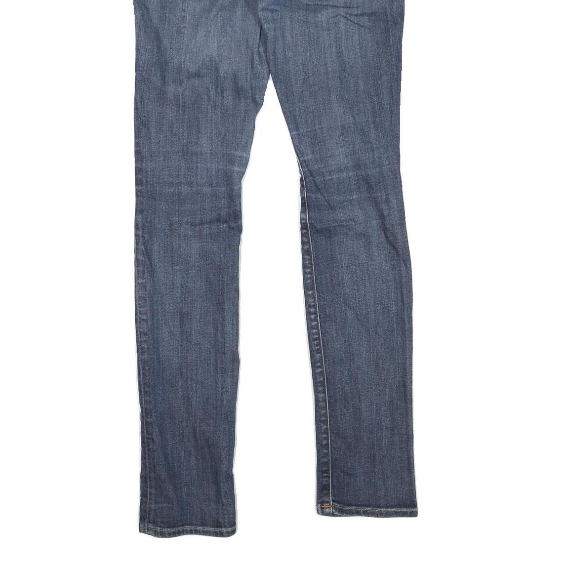 TRUE RELIGION Womens Regular Blue Denim Rinse Zip W24 L32 Classic Fit Jeans