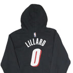 NIKE Mens Black Ripcity Lillard Hoodie S Basketball Cotton Pullover