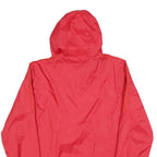 NIKE Mens Red FC Champel Jacket S Polyester Blend Plain Zip Hooded Light