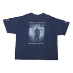 ADIDAS Mens Navy Blue Notre Dame Football Graphic T-Shirt XL Short Sleeve Crew