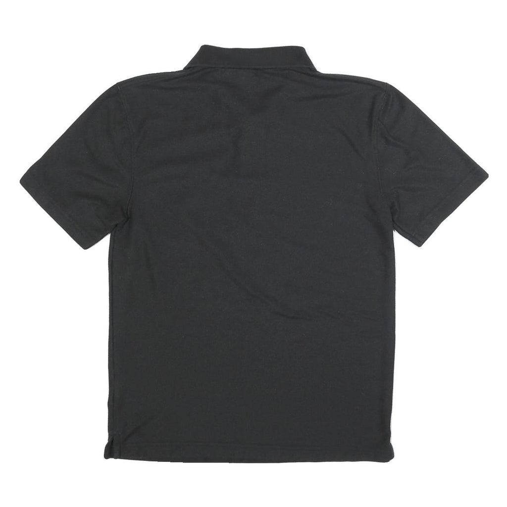 CARHARTT Mens Black Short Sleeve Plain S Cotton Blend Polo Shirt Workwear