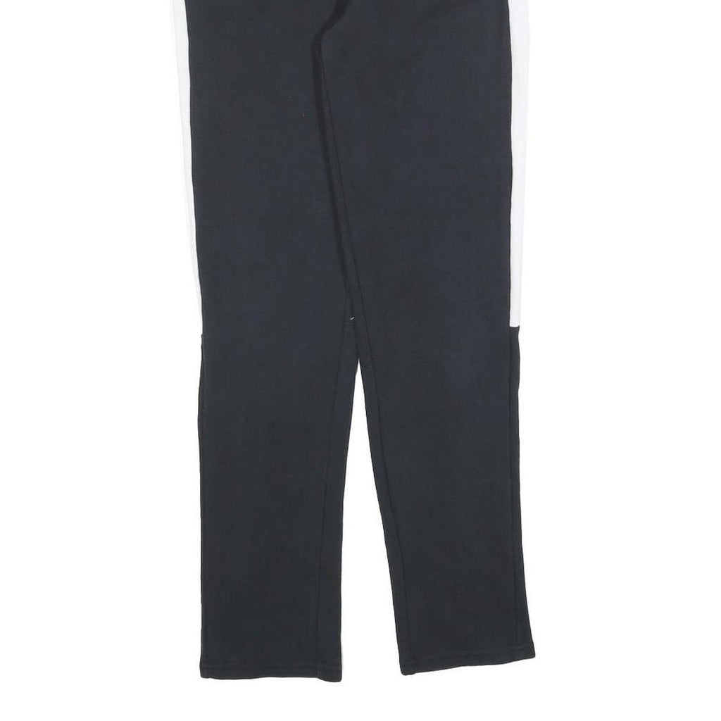 PUMA Mens Joggers Black & White Slim Tapered XS W25 L28 Cotton Blend