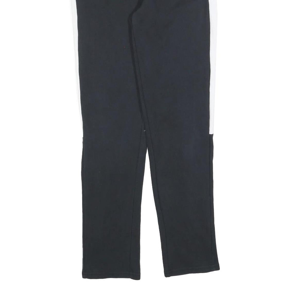 PUMA Mens Joggers Black & White Slim Tapered XS W25 L28 Cotton Blend