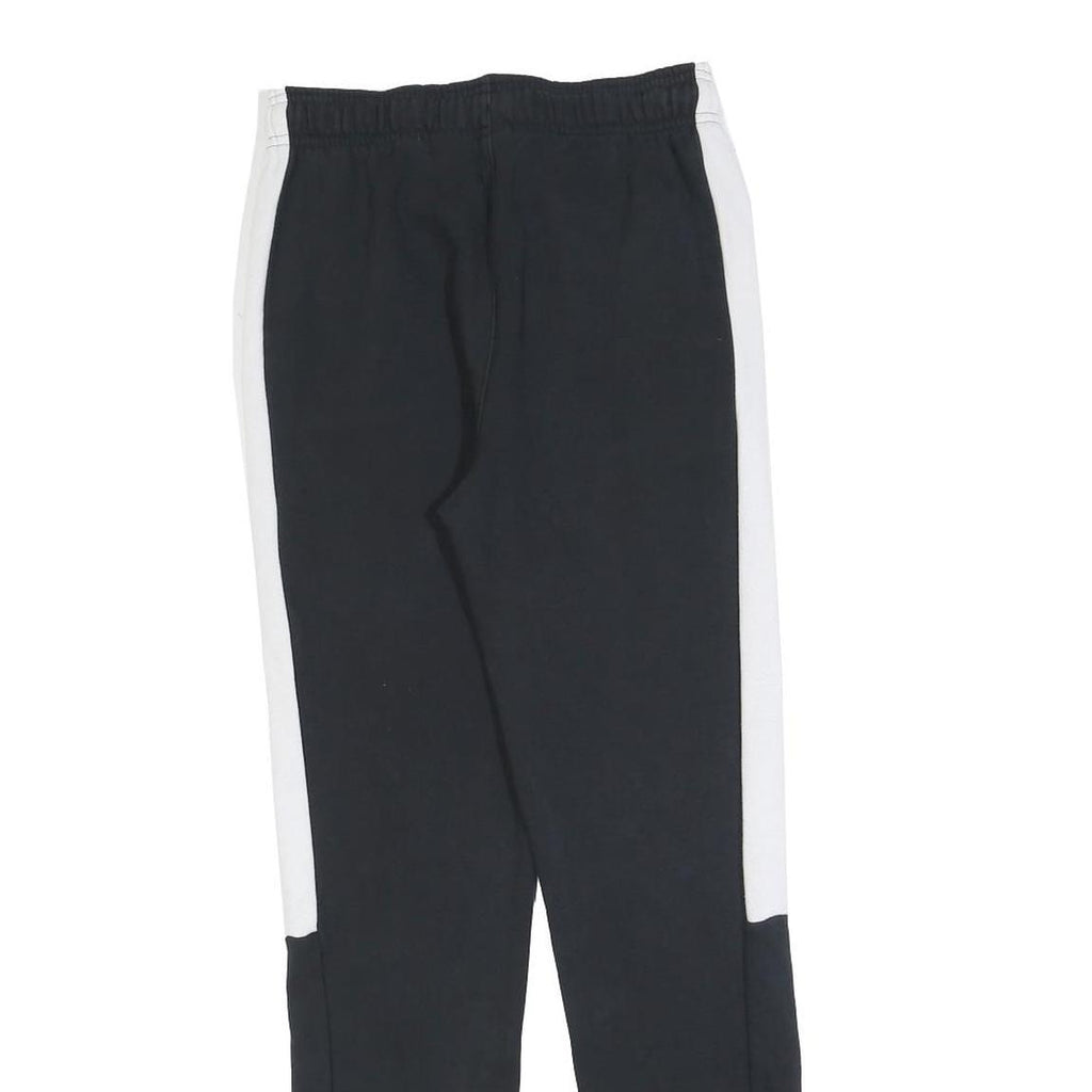 PUMA Mens Joggers Black & White Slim Tapered XS W25 L28 Cotton Blend