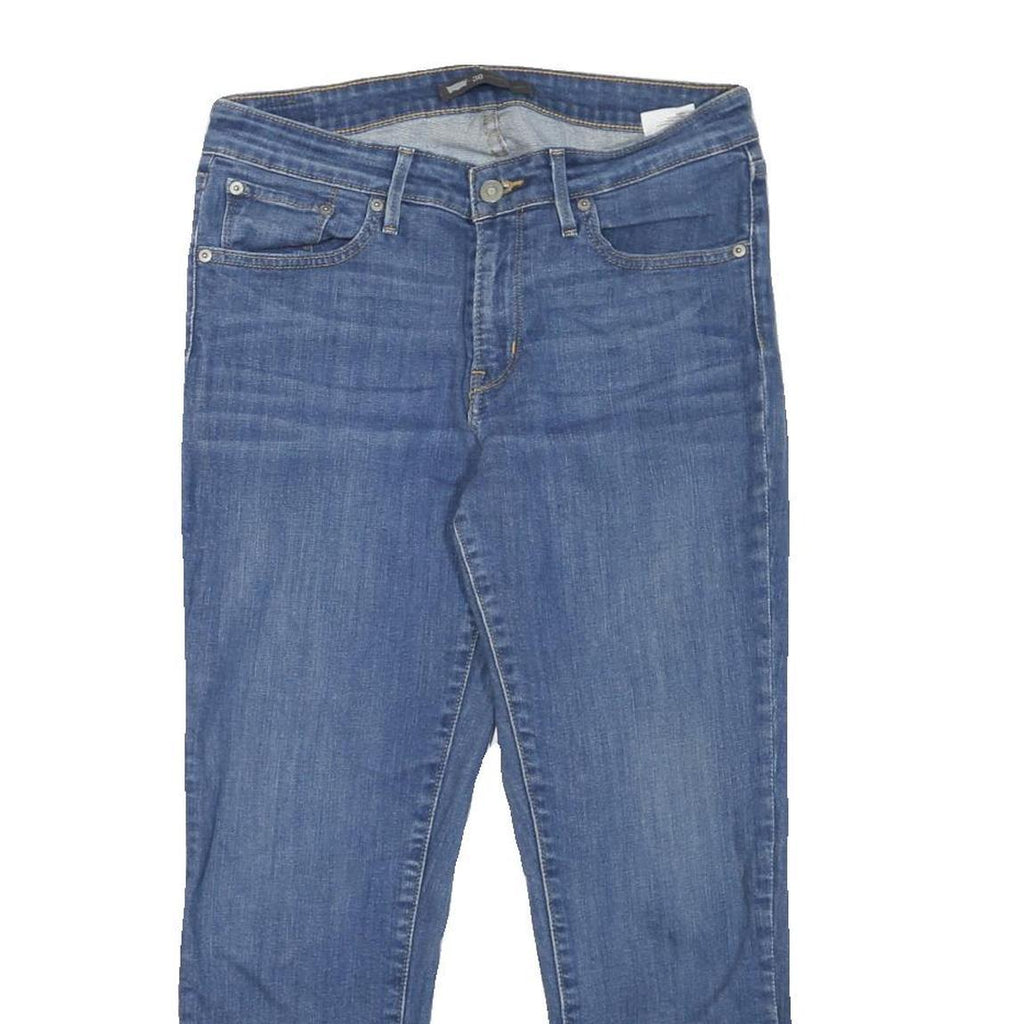 LEVI'S Womens Regular Fit Denim Jeans Blue Straight Zip W30 L25 Classic Style