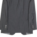 JOOP! Mens Grey Classic Jacket M Woven Plain Formal Button Closure