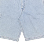 GREEN LABEL BY HIS Mens Shorts Blue Denim Casual M W32 Cotton Blend Relaxed Fit