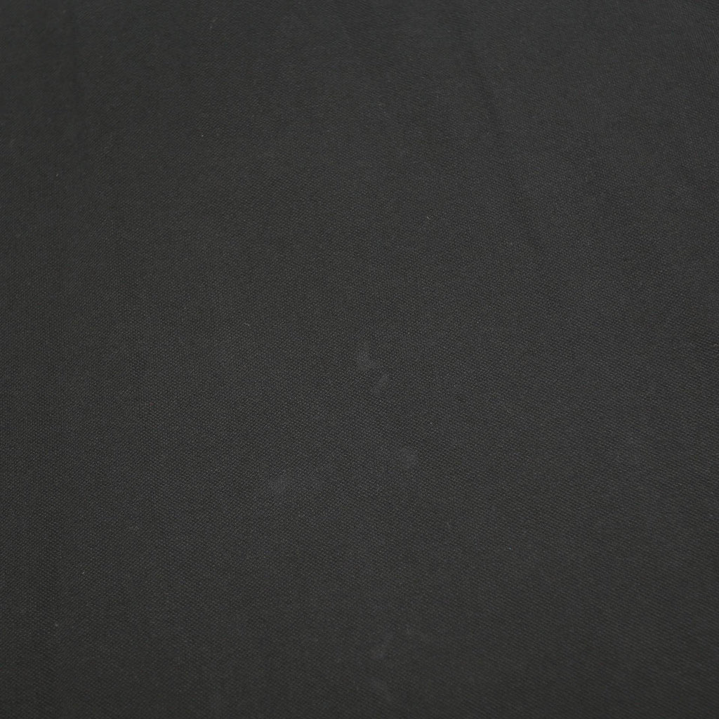 KAPPA Mens Black Short Sleeve Plain M Cotton Polo Shirt Casual Basic