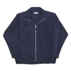 CLIQUE Mens Navy Blue Jacket M Polyester Plain Zip Casual Lightweight Outerwear