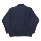 CLIQUE Mens Navy Blue Jacket M Polyester Plain Zip Casual Lightweight Outerwear