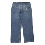 CARHARTT Womens Jeans Blue Regular Straight Denim Medium W36 L30 Durable