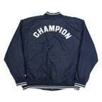 CHAMPION Mens Varsity Jacket Black USA XL